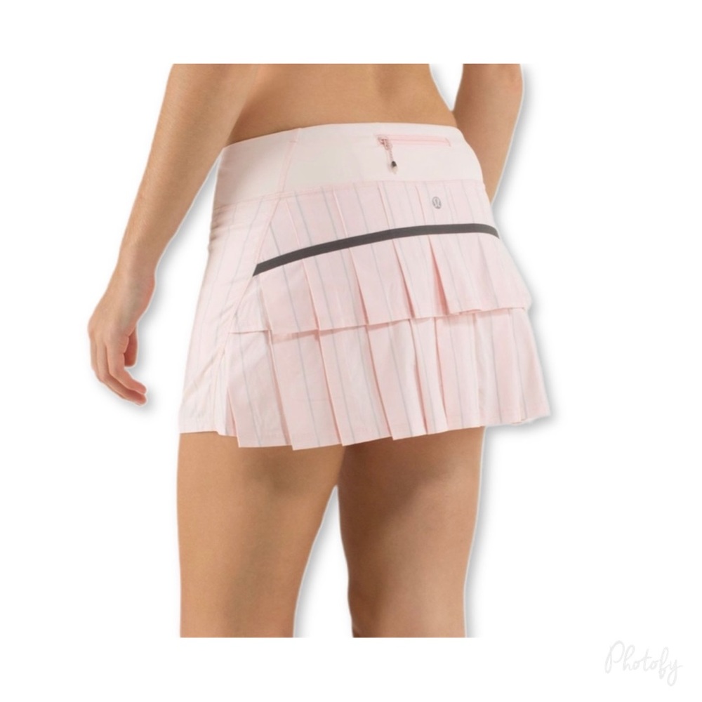 Lululemon Pace Setter Slalom Stripe Pink 8 Tall